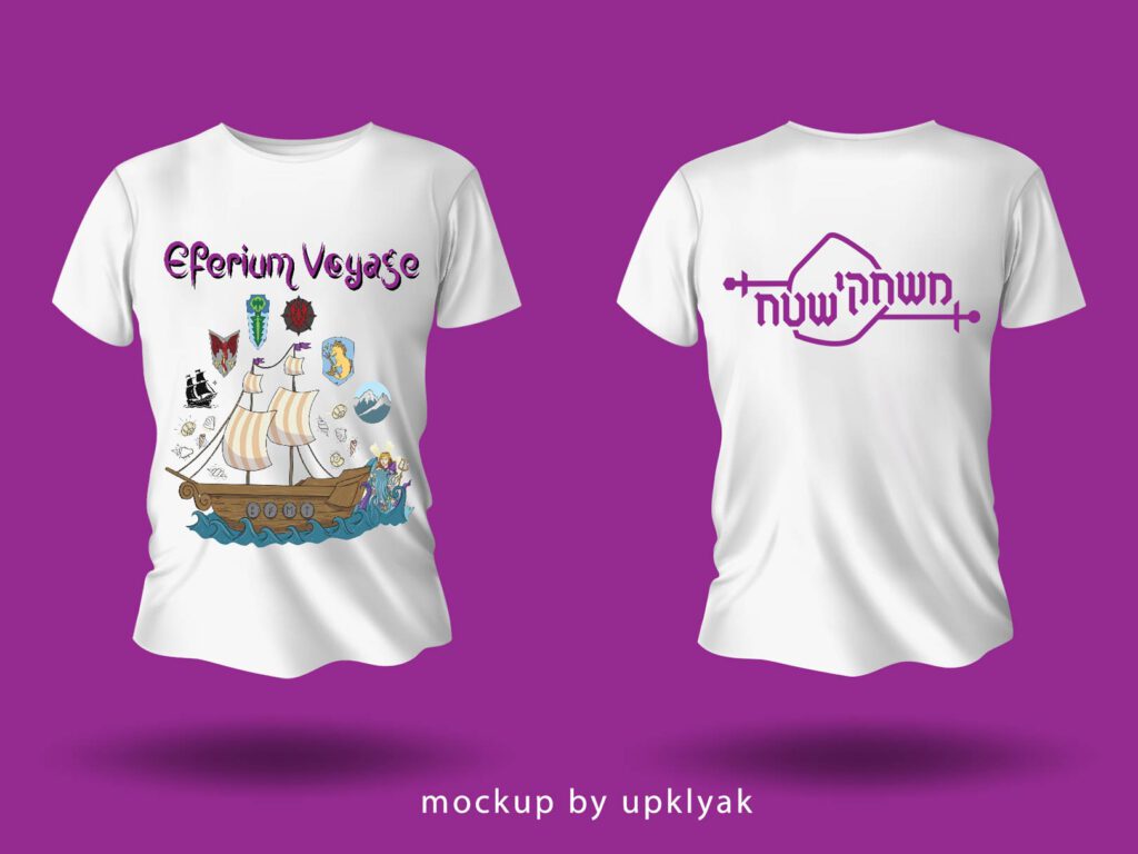 הדמיה של חולצה מודפסת - הדפסת חולצות