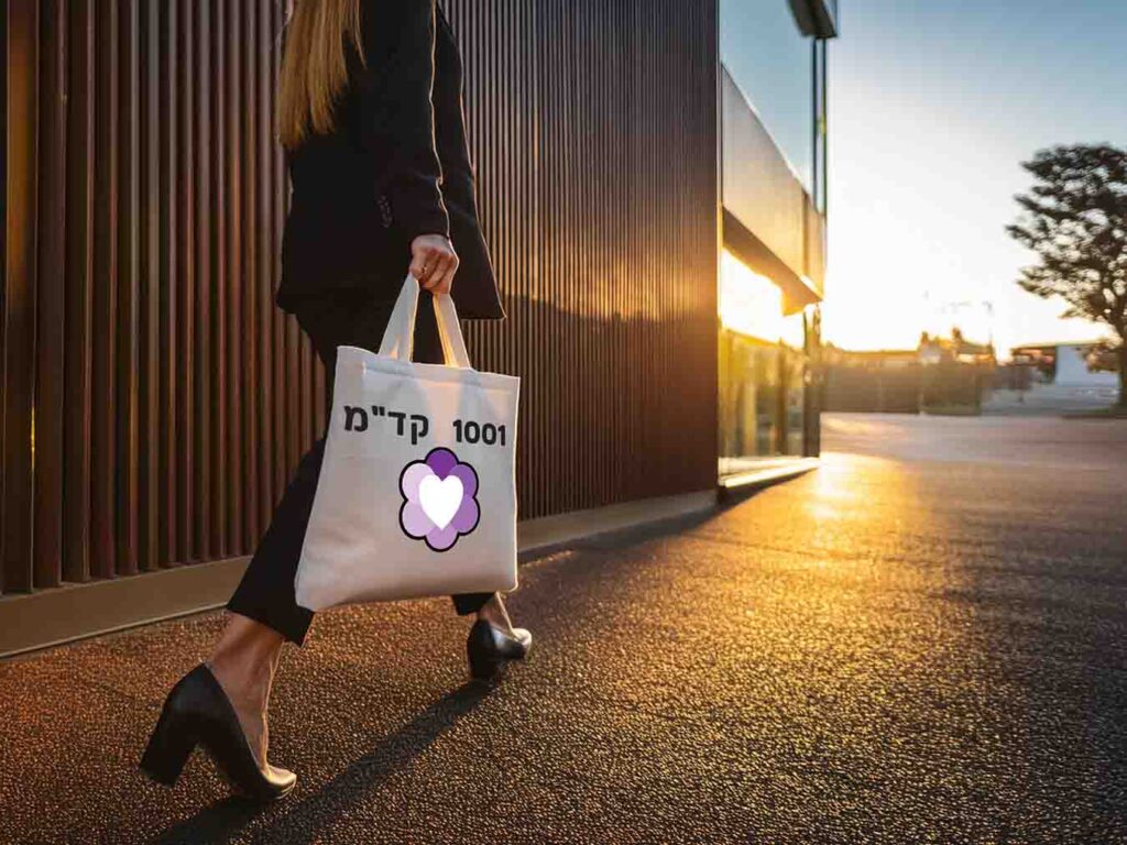 תיק כותנה מודפס